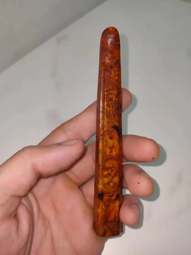 PIPA ONCE KAYU AMBOYNA 12 CM