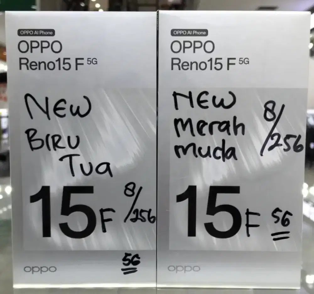OPPO Reno 15F 5G 8GB+256GB BNIB Garansi Resmi Indonesia