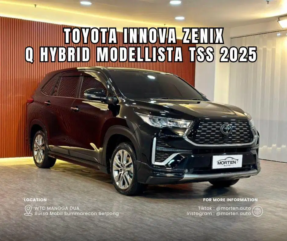 Toyota Innova Zenix Q Hybrid Modellista TSS 2025 Km 4 Ribu Recor Antik
