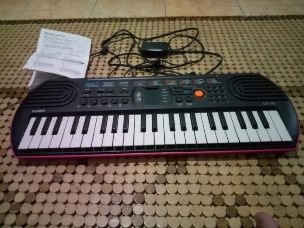 DIJUAL ELECTRONIC KEYBOARD CASIO SA-78