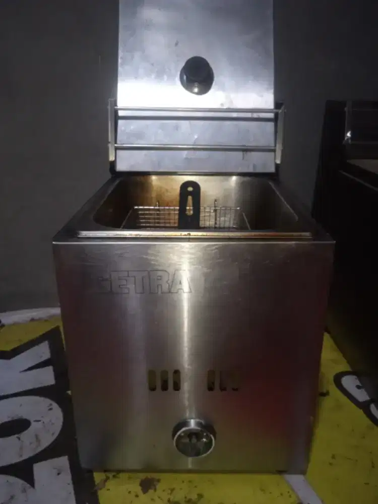 Kompor gas merek getra deep fryer bekas gf 101 g kapasitas 6L