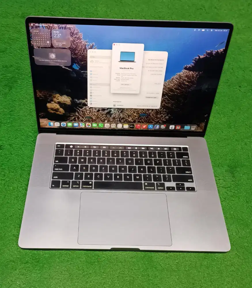 Apple Macbook Pro 2019 16inch i7 16/512 Grey Touchbar Dual VGA Murah