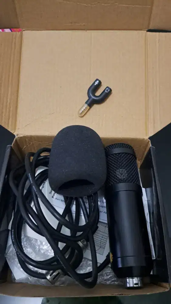 Microphone BM-800 Condenser second dengan paket set