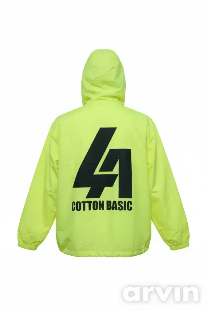 Jaket running bahan taslan tebal