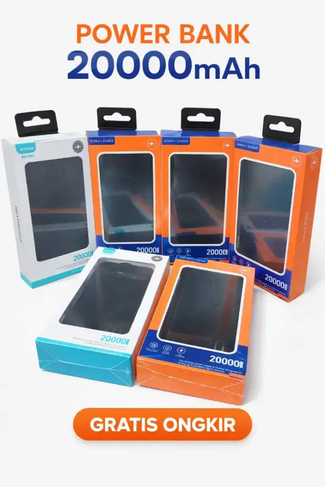 Powerbank murah merk kive 20k Mah