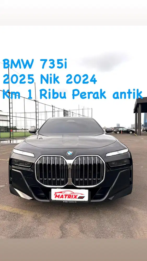 BMW 735i Black on Burgendy 2025 Nik24 Siap pakai