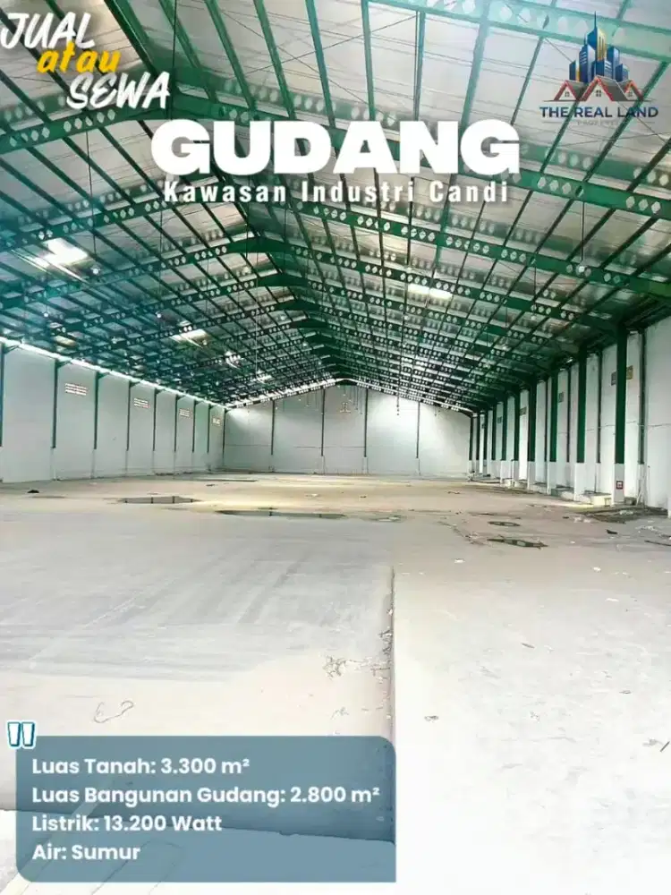 GUDANG SIAP USAHA DI KAWASAN INDUSTRI CANDI SEMARANG