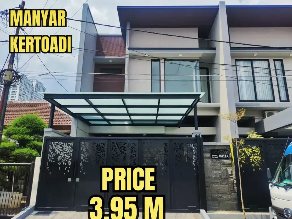 ‼️BARU GRESS‼️ RUMAH MODERN TROPIS MANYAR KERTOADI. DEKAT KLAMPIS, KERTAJAYA, DHARMAHUSADA, SEMOLOWARU, NGINDEN, ITS, GALAXY MALL, dsb