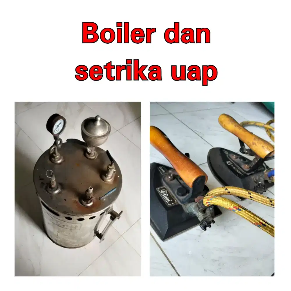 Boiler dan Setrika Uap ex Laundry