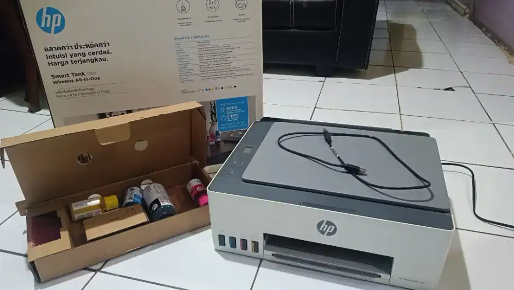 Printer HP Smart Tank 580 Wireless | Print/Scan/Fotocopy.