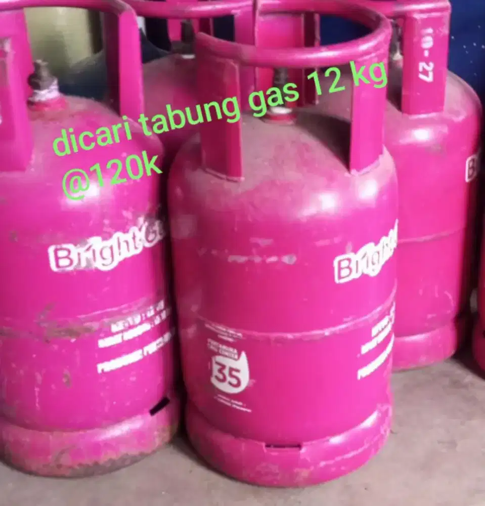 Cari tabung Bright gas 12 kg bukan jual