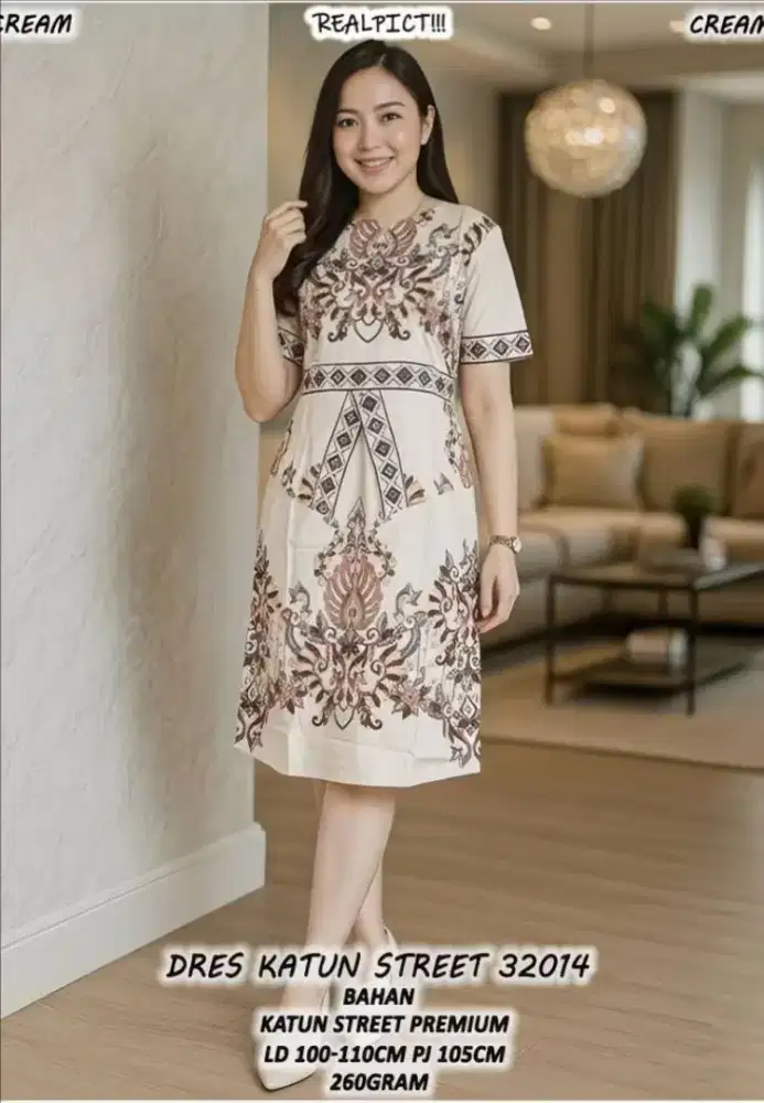 DRES BATIK KATUN STREET 32014