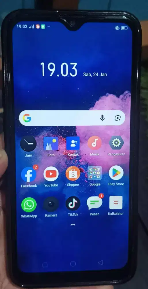 jual hp realme siap pakai layar ganal