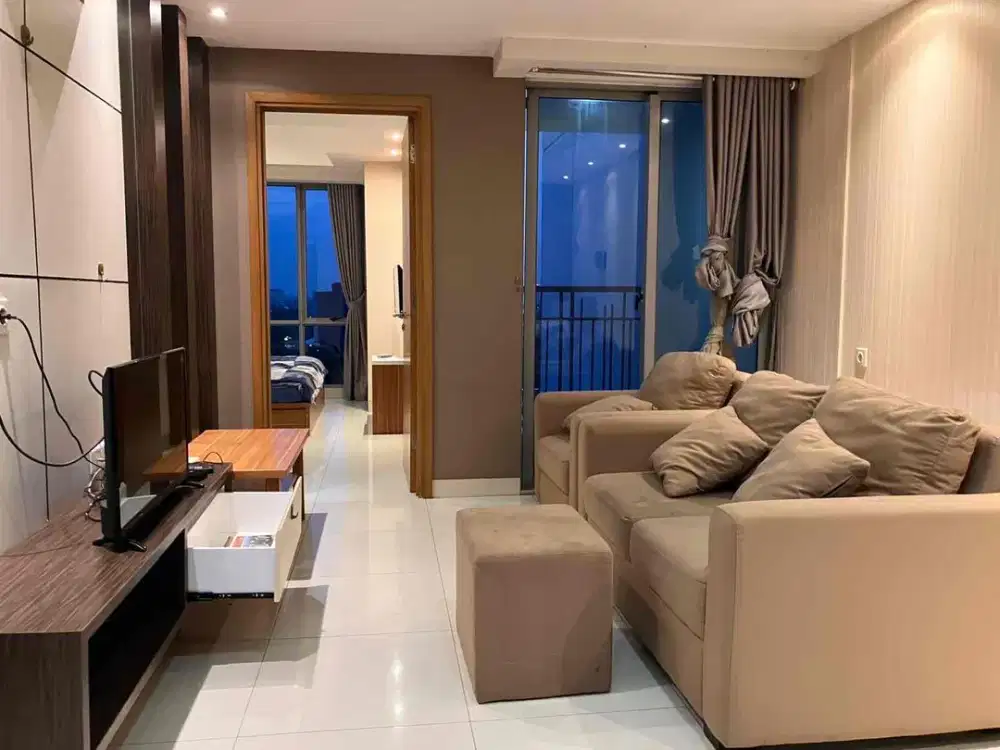 Disewa Cepat Apartemen 1 BR The Mansion Jasmine View Golf Siap Huni Rapih