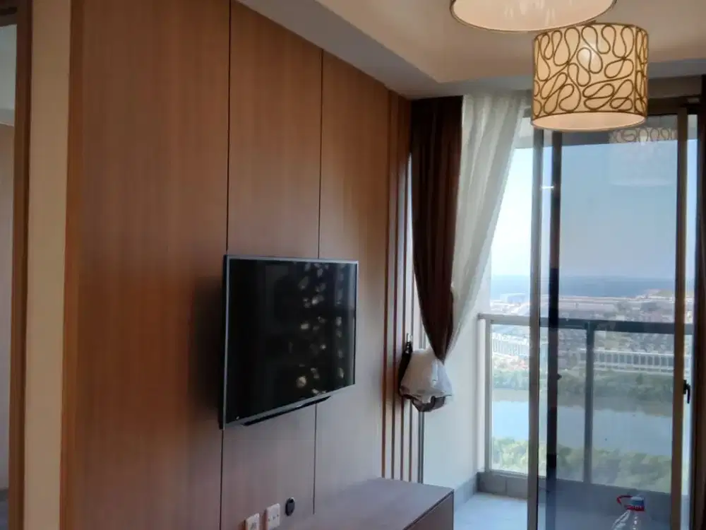 Apartemen Gold Coast PIK 2BR 62m2 Full Furnish Interior Sea View