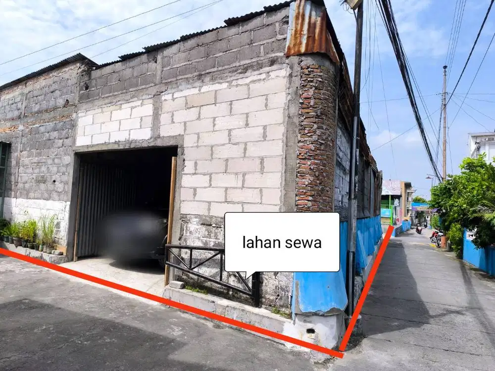 Disewakan lahan kosong 286m, Jl Magelang, dekat JCM, Indogrosir202