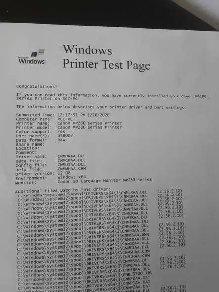 Printer canon Mp 287 Udah infus Bisa Scan Copy Print