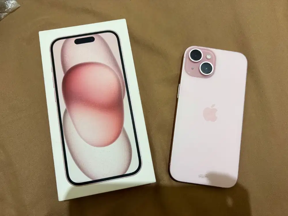 Iphone 15 basic pink 128GB GARANSI ON