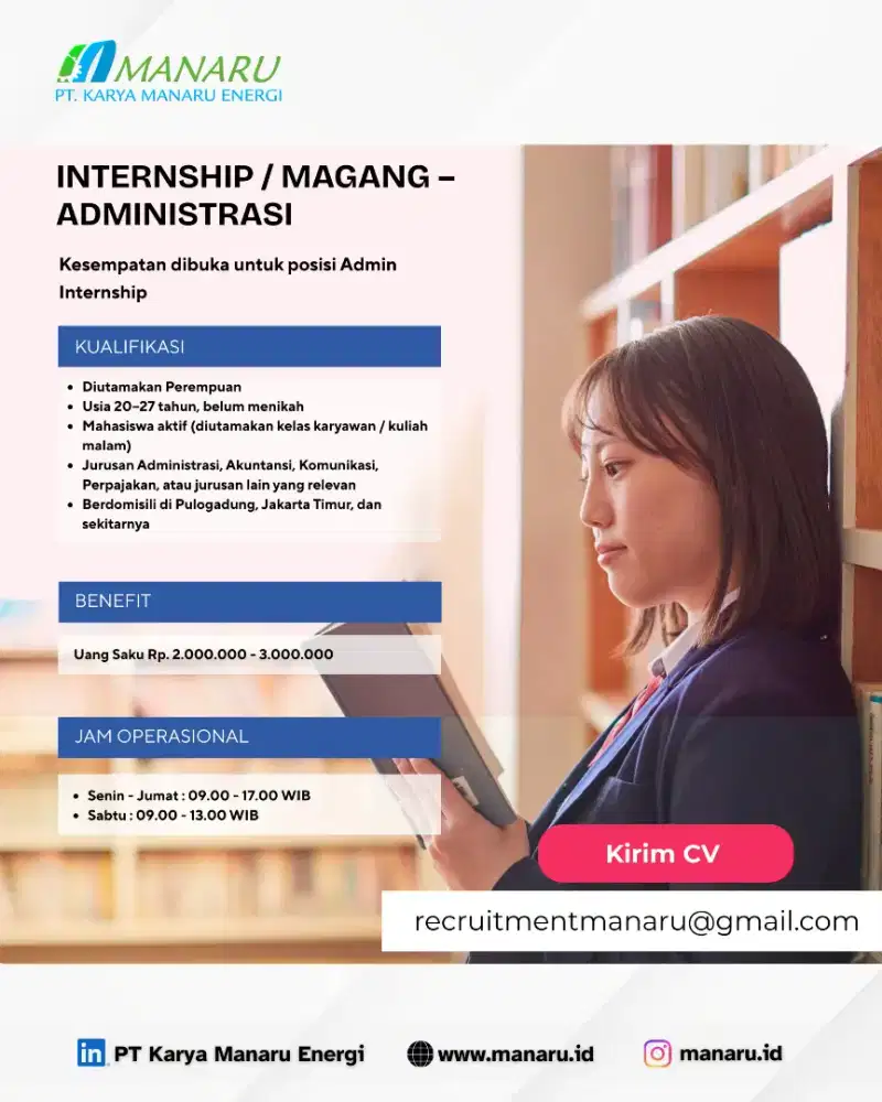 LOWONGAN KERJA ADMINISTRASI