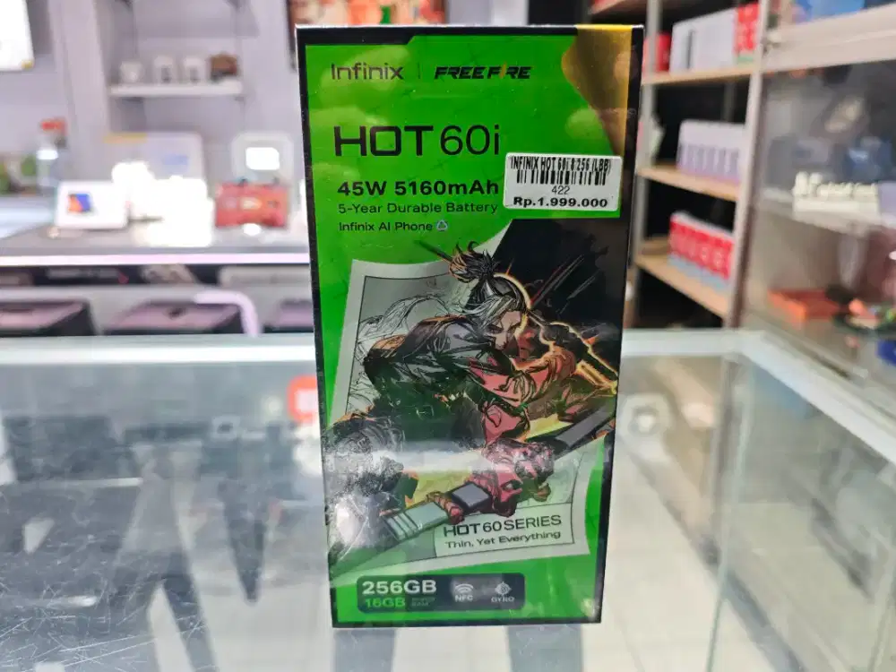 INFINIX HOT 60i RAM 8+8/256GB ATLANTIS DAHSYAT