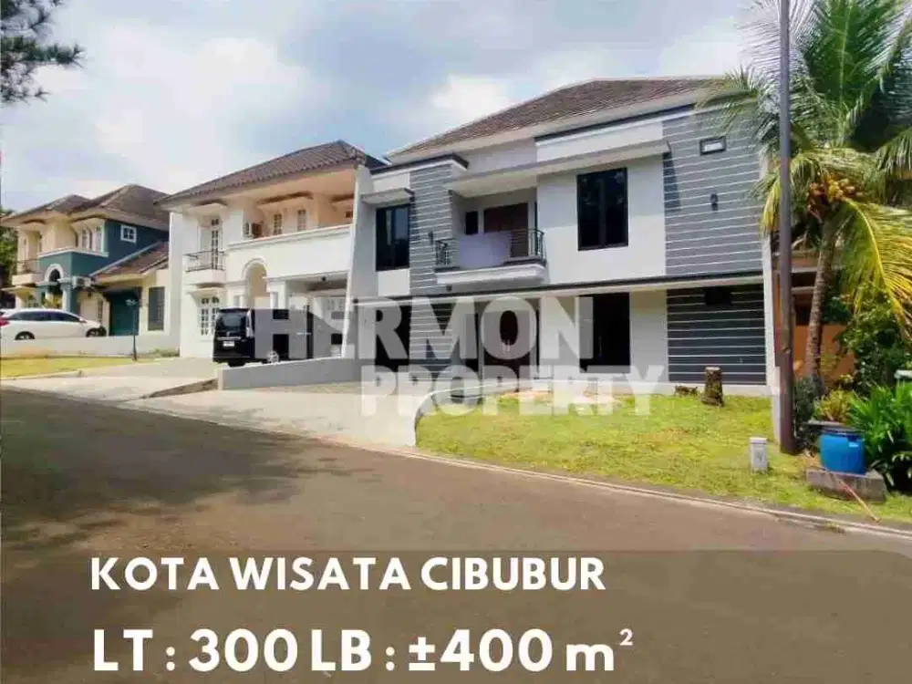 DIJUAL Rumah Baru Bangunan Premium - Hadap Taman di Kota wisata Cibubur