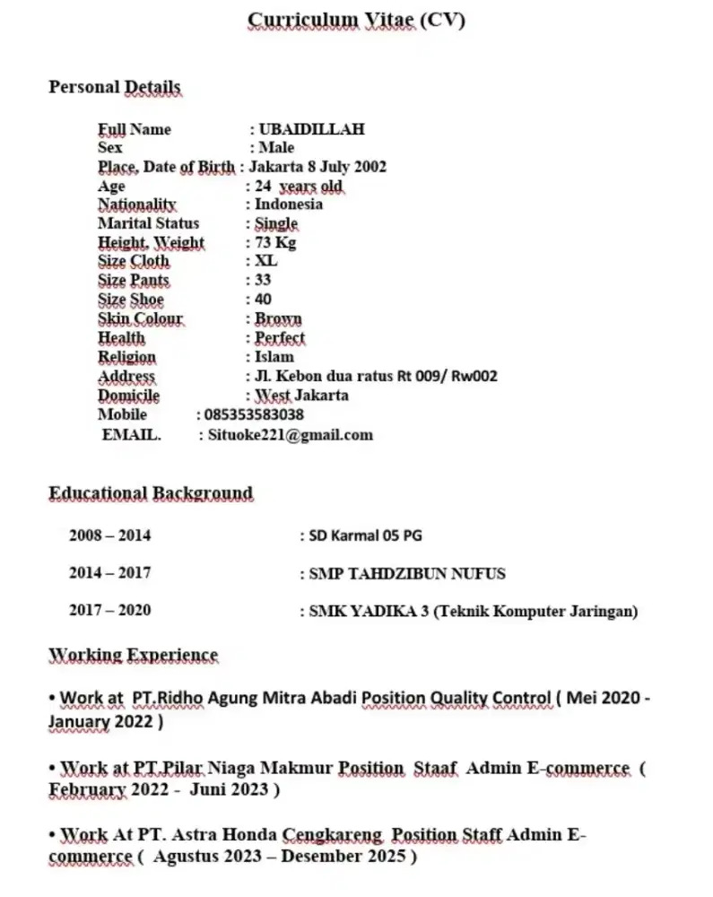 MENCARI PEKERJAAN SEBAGAI ADMIN ONLINE SHOP/ E-COMMERCE