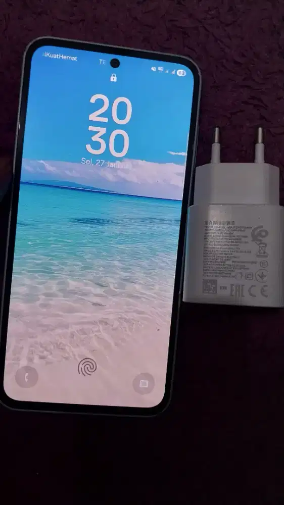 Samsung A35 5G 8/256 hp + cas ori no minus lecet pemakaian wajar