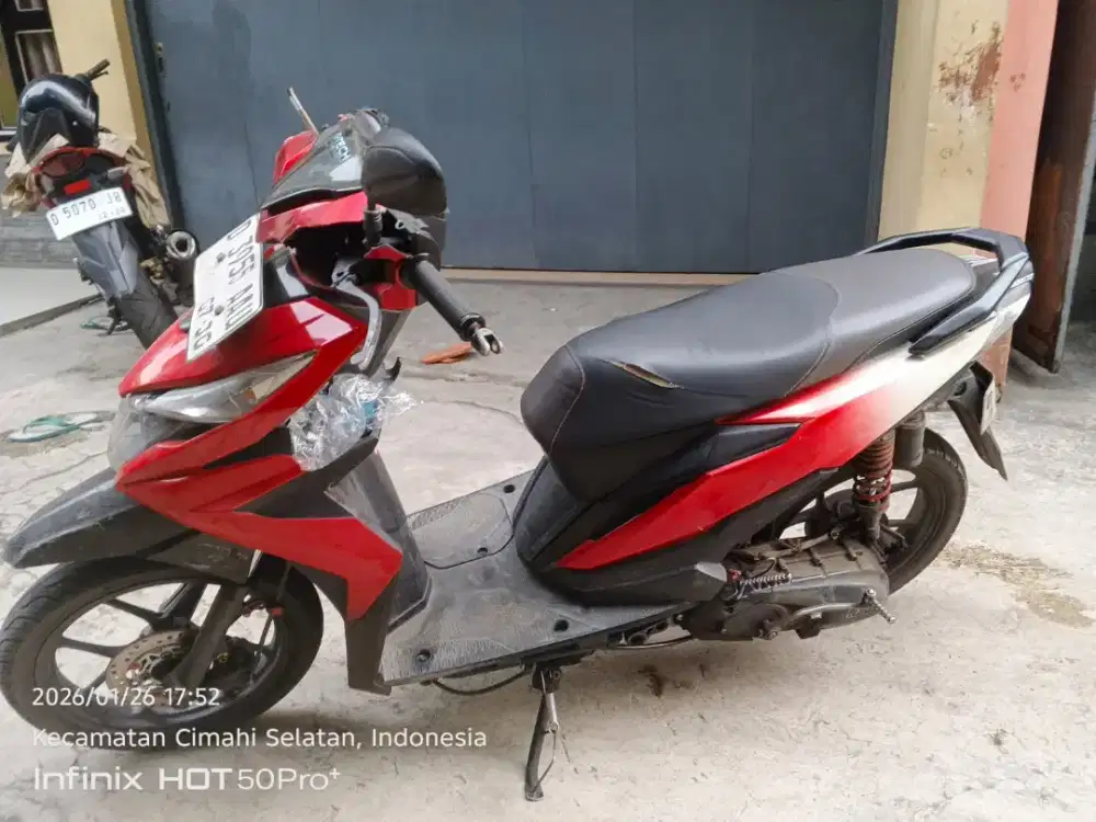 Honda beat tahun 2016 plat d