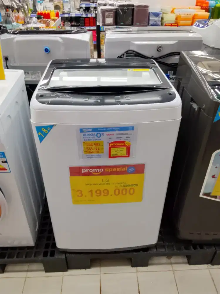 promo cicilan mesin cuci cuma pakai ktp tanpa dp free angsuran 1-2×