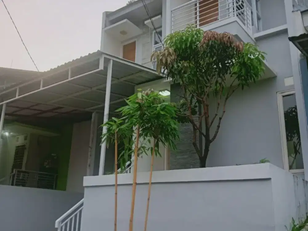 Jual Rumah 2 lantai di Citra Wanagari Residen  Jalan Pasir Impun kotamadya bandung timur siap huni view kota Bandung