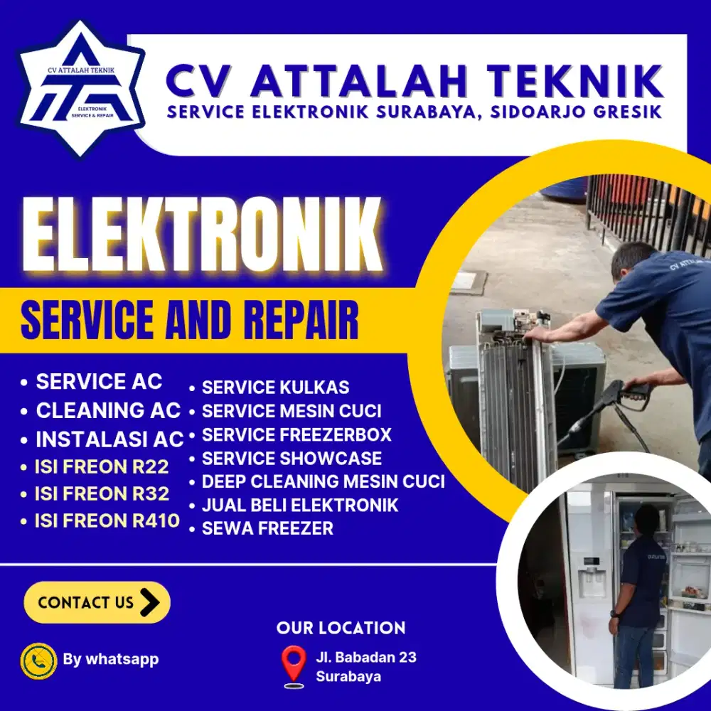 Pasang AC Service Kulkas mesin cuci ac Surabaya Sidoarjo Gresik