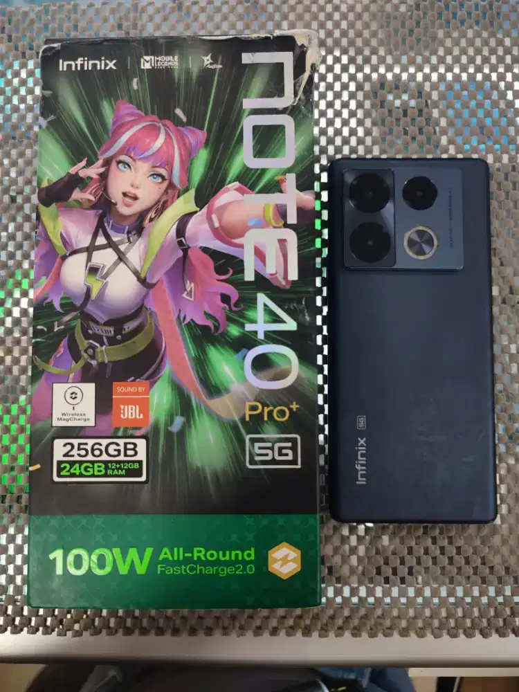 Infinix Note 40 Pro Plus 5G 12/256gb Second Bergaransi Bisa TT