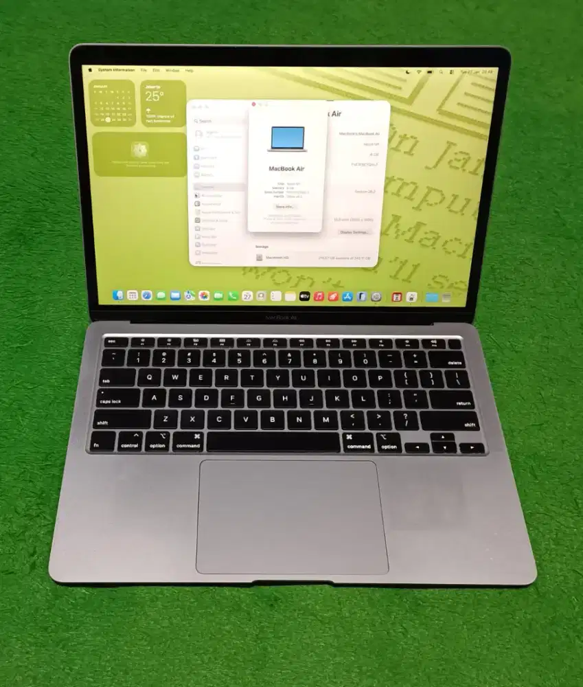 Apple MacBook Air M1 2020 M1 8/256 Grey Murah