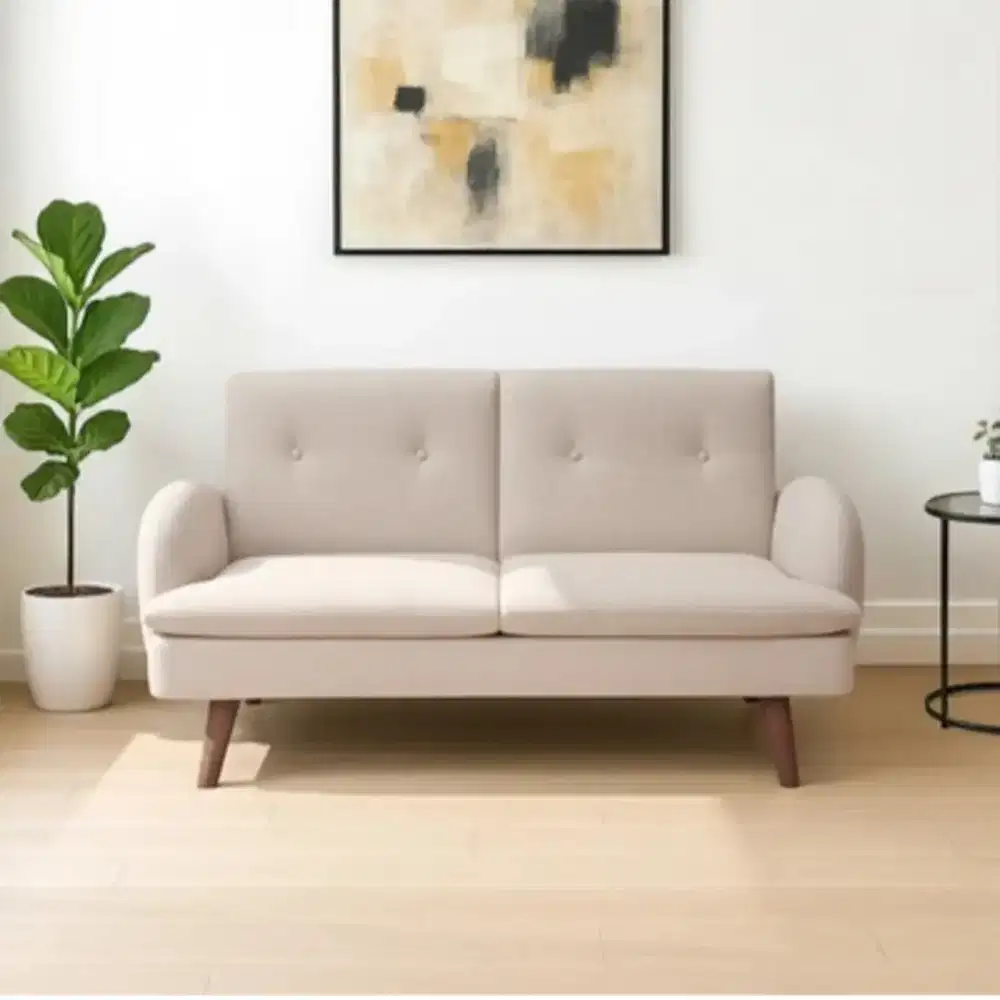 Selma Bellingham Sofa Fabric 2 Seater - Krem