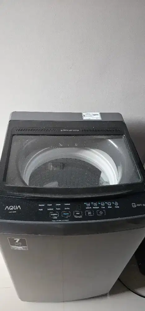 Dijual mesin cuci top loading aqua 8kg