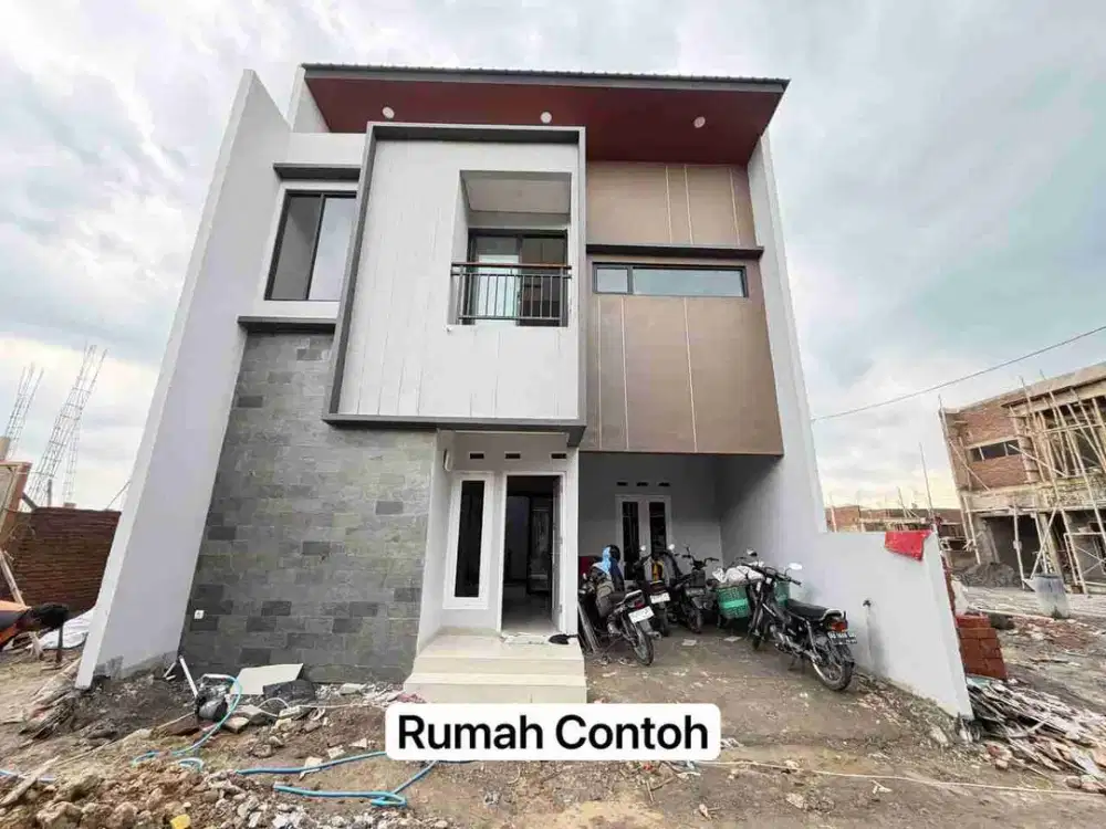 Rumah Bagus Modern 2lt di Cluster Tohudan Colomadu