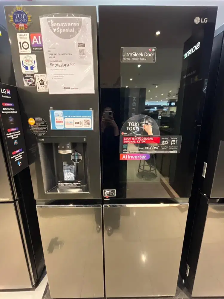 PREMIUM! KULKAS LG SIDE BY SIDE 617LTR (bisa cicilan)