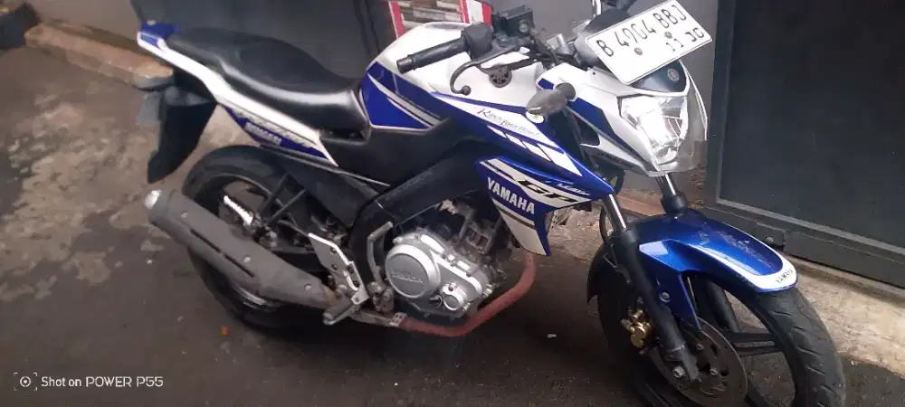 Yamaha Vixion 2014 biru putih tertip pajak kaleng sampai 2030 pjk bru