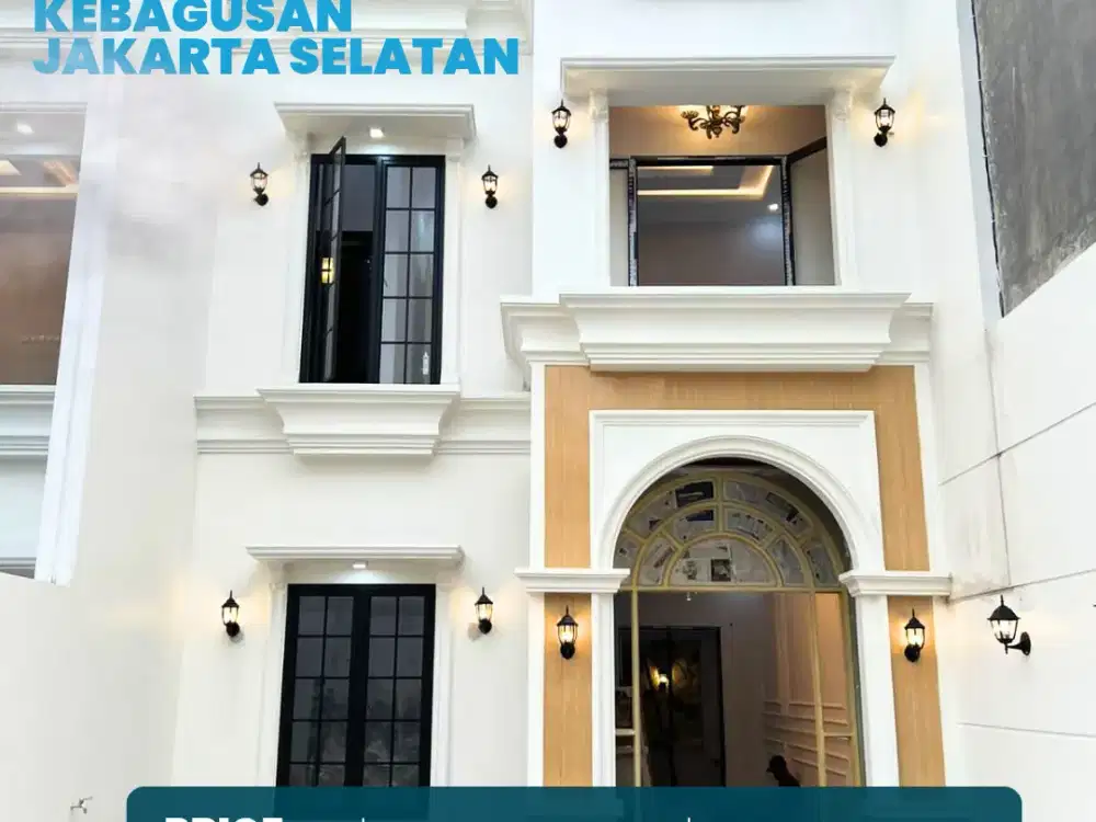 [Bebas Banjir] Brand New Modern Rumah Kebagusan (KT 3+1) Jakarta Selatan
