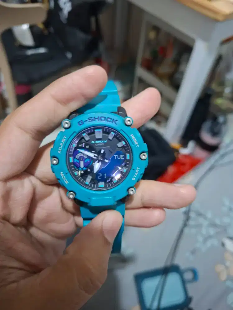 Casio G-Shock Blue Jam Tangan Pria