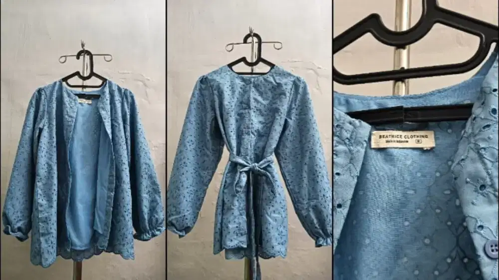Baju Atasan Beatrice Clothing Warna Denim