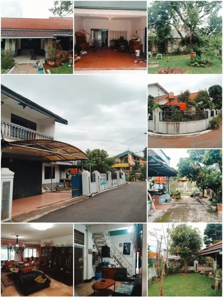 Rumah Hoek dengan halaman yg luas