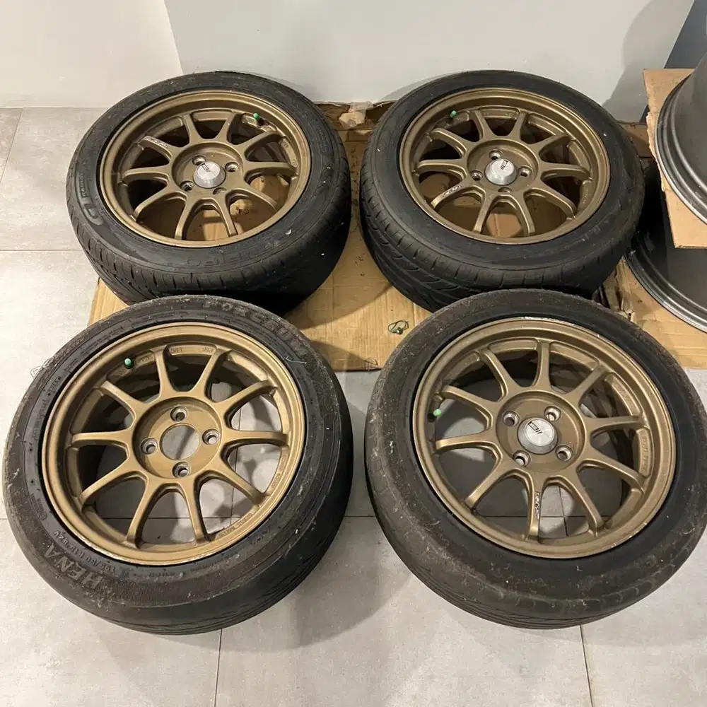 SSR Type F Ring 15 4x100 Lebar 7 ET 40 Velg Replika Copy R15