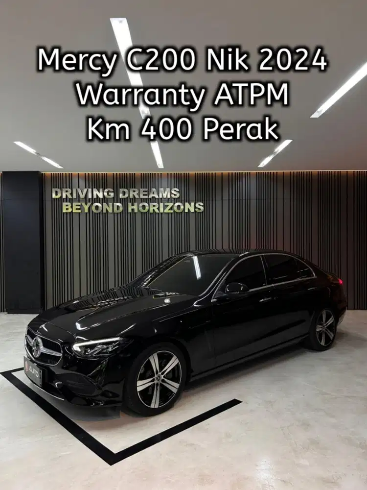 Mercedes Benz C200 2025 Hitam Mercy Km400perak D1404VDS Nik 2024