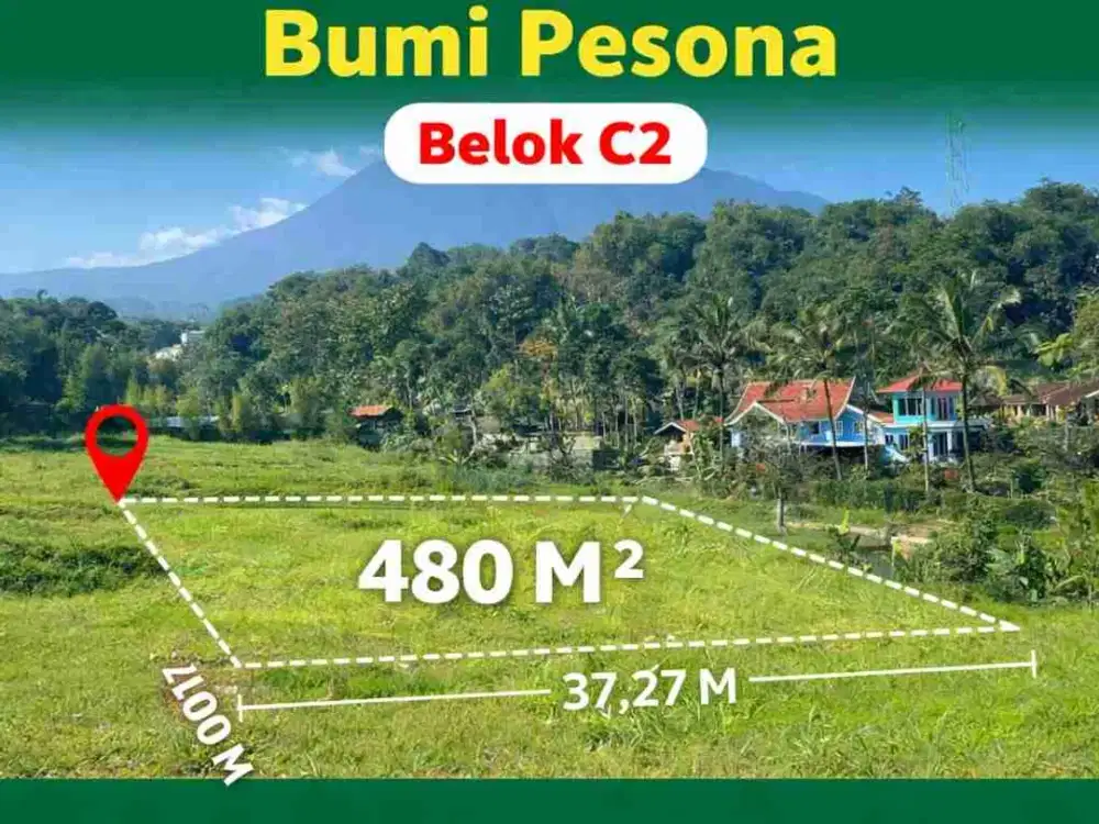 Jual tanah bumi pesona puncak Legalitas SHM
