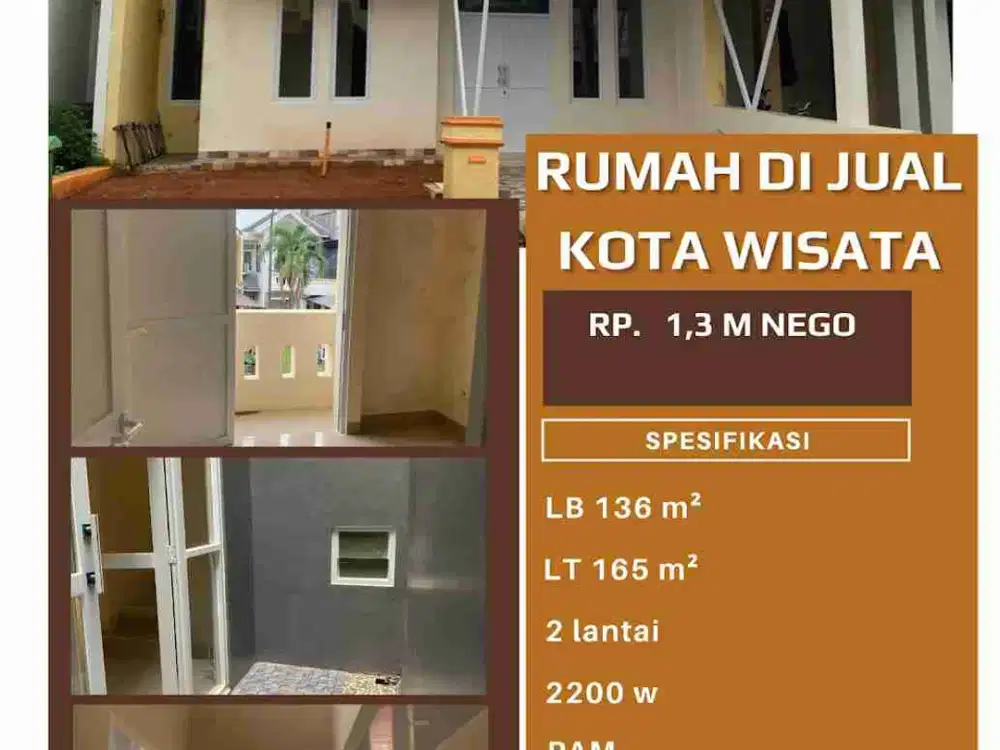 Dijual Rumah Siap Huni Kota Wisata Cibubur