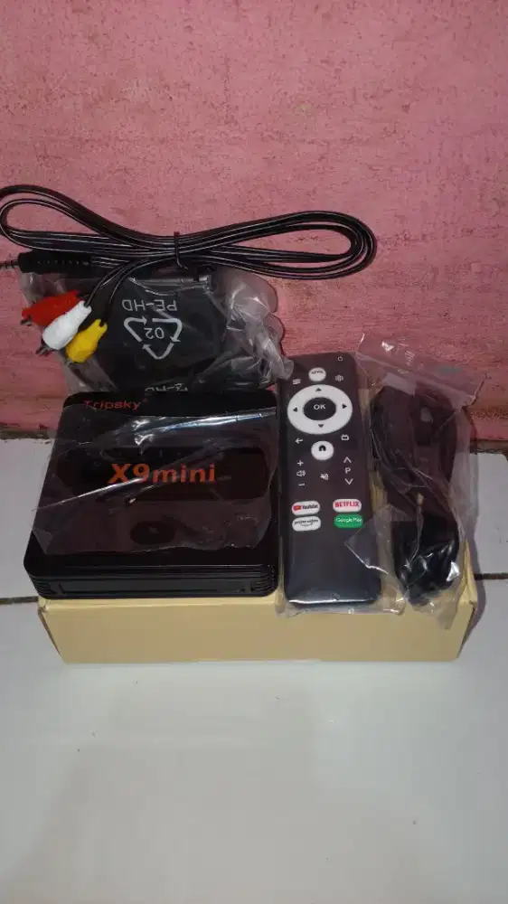 ANDROID TV BOX ORIGINAL TRIPSY BISA SIARAN TV LOKAL BARANG BARU
