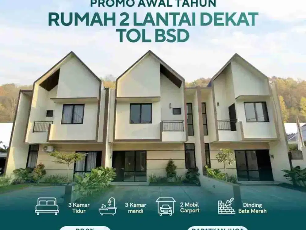 Rmh 2 Lt Bata Merah Tanah Bangunan Lega Promo Diskon 200 Juta