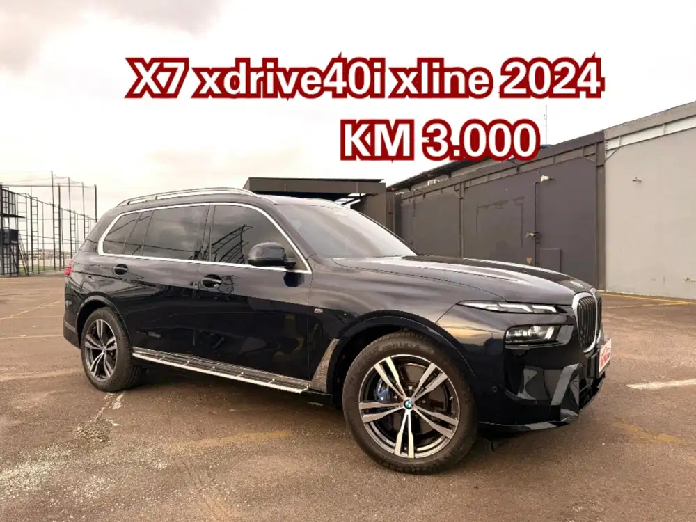 BMW X7 xdrive40i Xline 2024 nik 2023 . Matic AT ganjil genap