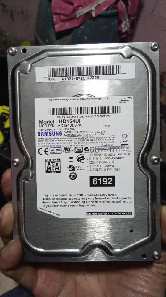 HDD Harddisk Samsung 1,5Tb